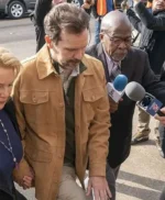 The Thing About Pam S01 Sean Bridgers Brown Cotton Jacket