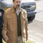 The Thing About Pam S01 Sean Bridgers Brown Cotton Jacket