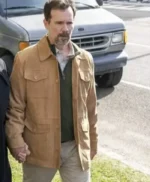 The Thing About Pam S01 Sean Bridgers Brown Cotton Jacket