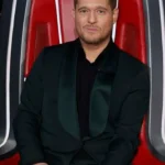 The Voice S26 Michael Buble Black Shawl Collar Suit