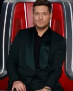 The Voice S26 Michael Buble Black Shawl Collar Suit