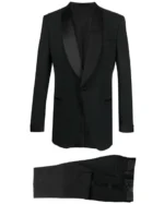 The Voice S26 Michael Buble Black Shawl Collar Suit