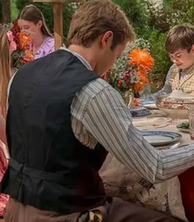 The Waltons’ Thanksgiving Logan Shroyer Black Vest