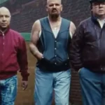 This Is England George Newton Black Leather Vest