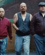 This Is England George Newton Black Leather Vest