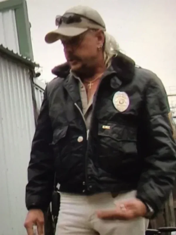 Tiger King Joe Exotic Fur Collar G-1 Bomber Jacket
