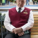Tom Butler The Holiday Shift 2023 Maroon Vest
