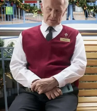 Tom Butler The Holiday Shift 2023 Maroon Vest