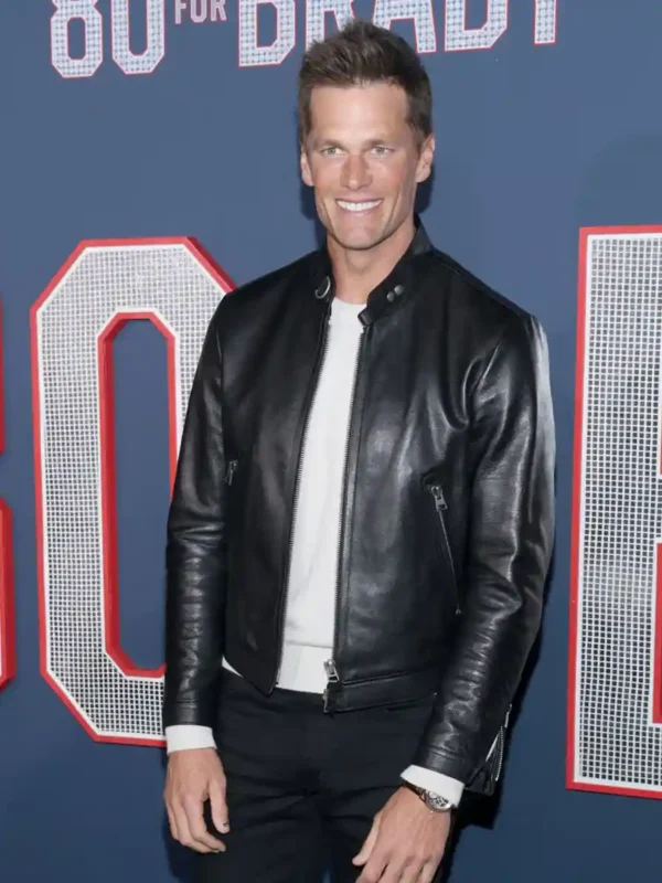80 for Brady Tom Brady Leather Jacket