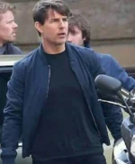 Tom Cruise Mission Impossible 6 Navy Blue Jacket
