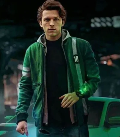 Tom Holland Ben 10 Alien Force Bomber Jacket