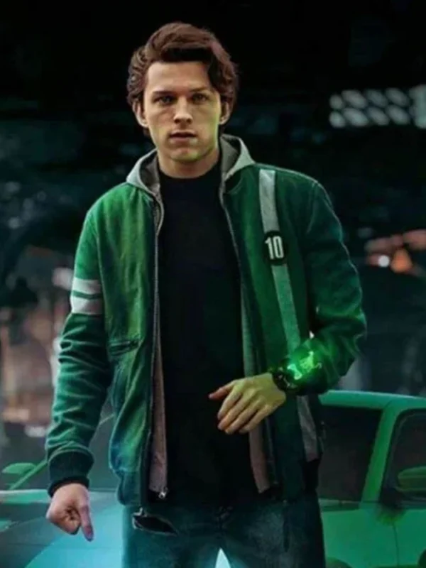 Tom Holland Ben 10 Alien Force Bomber Jacket