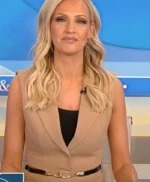 Carley Shimkus Fox and Friends Brown Vest