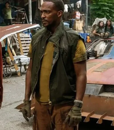 Twisted Metal S01 Anthony Mackie Green Vest