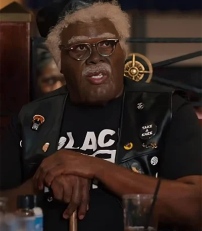 Tyler Perry’s A Madea Homecoming Black Leather Vest