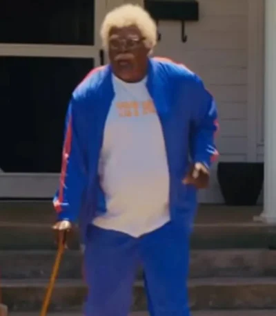 Tyler Perry’s A Madea Homecoming Blue Bomber Jacket