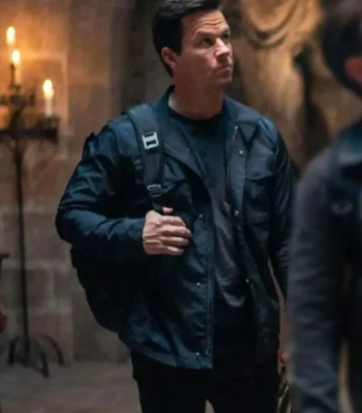 Uncharted Mark Wahlberg Blue Jacket