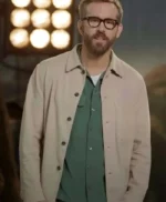 Welcome to Wrexham Ryan Reynolds Beige Jacket