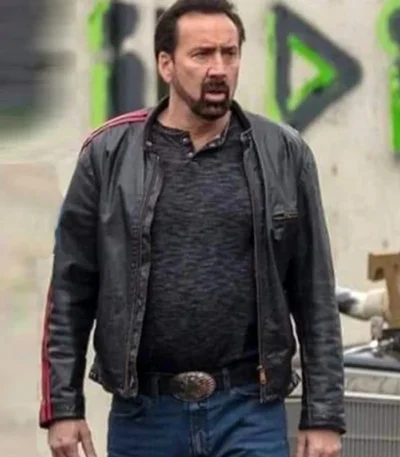 Willy’s Wonderland The Janitor Black Leather Jacket