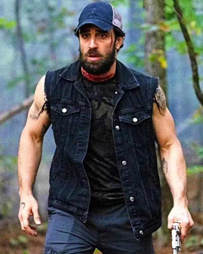 Wrong Place 2022 Jake Black Denim Vest Wrong Place 2022 Jake Black Denim Vest