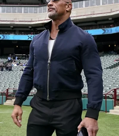 XFL 2023 Dwayne Johnson Bomber Jacket