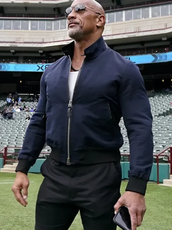 XFL 2023 Dwayne Johnson Bomber Jacket