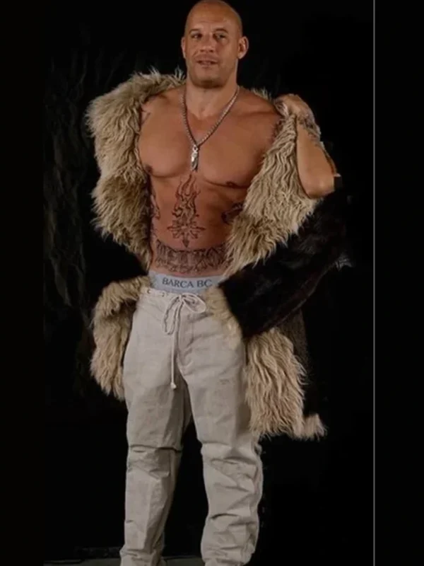 Return of Xander Cage Style Shearling Trench Coat