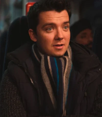 Your Christmas or Mine Asa Butterfield Puffer Vest