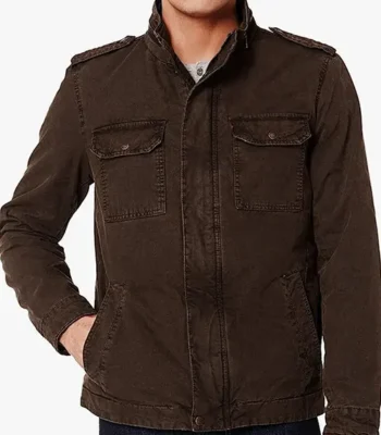 Zach Rand Nurse Jackie S06 Brown Jacket