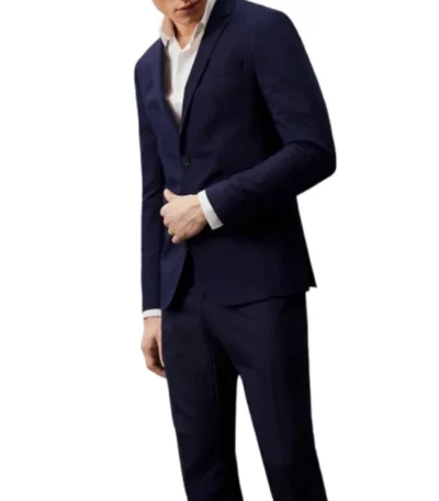 Albert Slim-Fit Mens Navy Blue Suit