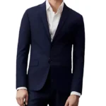 Albert Slim-Fit Mens Navy Blue Suit