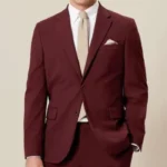 Alison Brick Red 2 Piece Suit For Mens