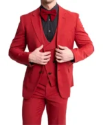 Charles Red Wedding Tuxedo Suit