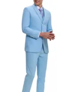 Classical Men’s Light Blue 3 Piece Suit
