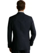 Blue Double Breasted Tuxedo Suit For Men’s