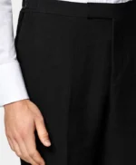 Men’s Black Tailored Fit 2 Piece Suit