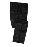 Men’s Black Italian Printed 2 Piece Tuxedo