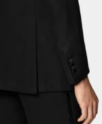 Men’s Black Tailored Fit 2 Piece Suit