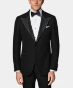 Men’s Black Tailored Fit 2 Piece Suit