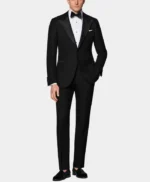 Men’s Black Tailored Fit 2 Piece Suit