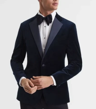 Men’s Midnight Blue Tuxedo For Wedding