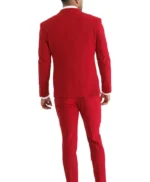 Men’s Red Prom Suit For Wedding