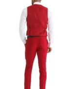 Men’s Red Prom Suit For Wedding