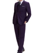 Men’s Slim Fit Purple Three Piece Suit