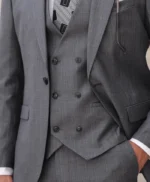 Roberts Causal Grey Three Piece Suit
