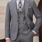 Roberts Causal Grey Three Piece Suit