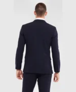 Romero Stylish Check Navy Blue Suit