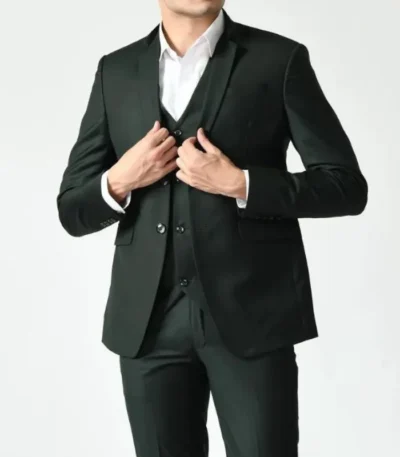 Royal Style Dark Green Suit Mens