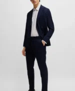 Ryan 2 Piece Mid Night Blue Suit For Men