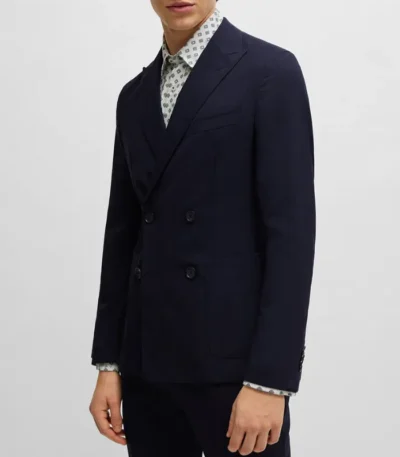 Ryan 2 Piece Mid Night Blue Suit For Men